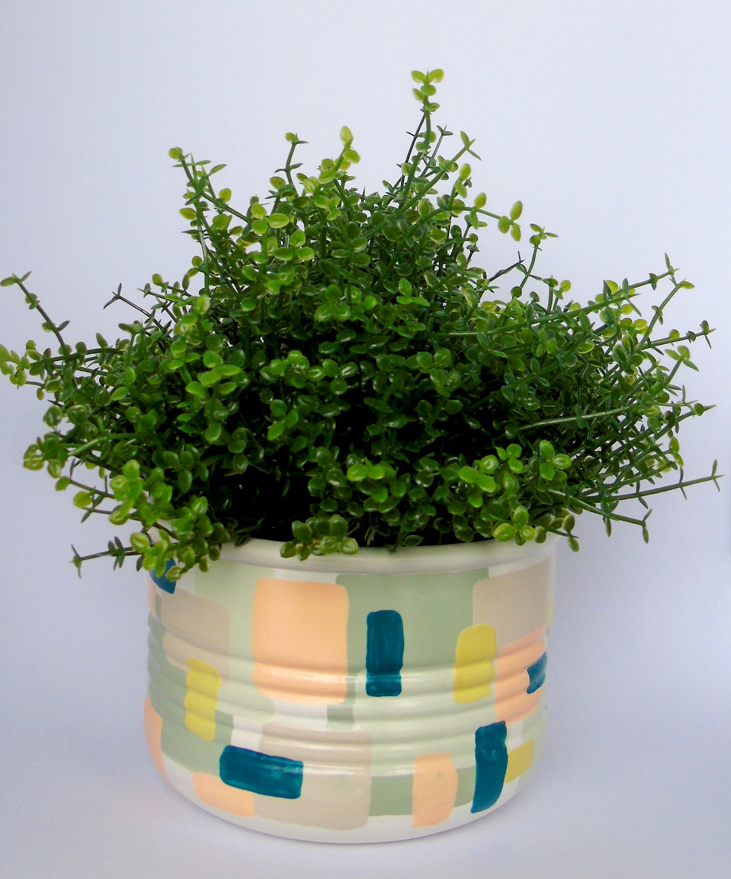 Abstract Shapes Textured Planters