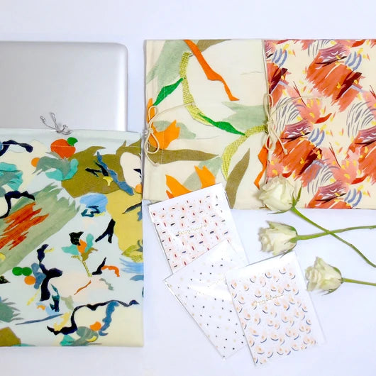 Faux Leather Lined Drawstring Bags