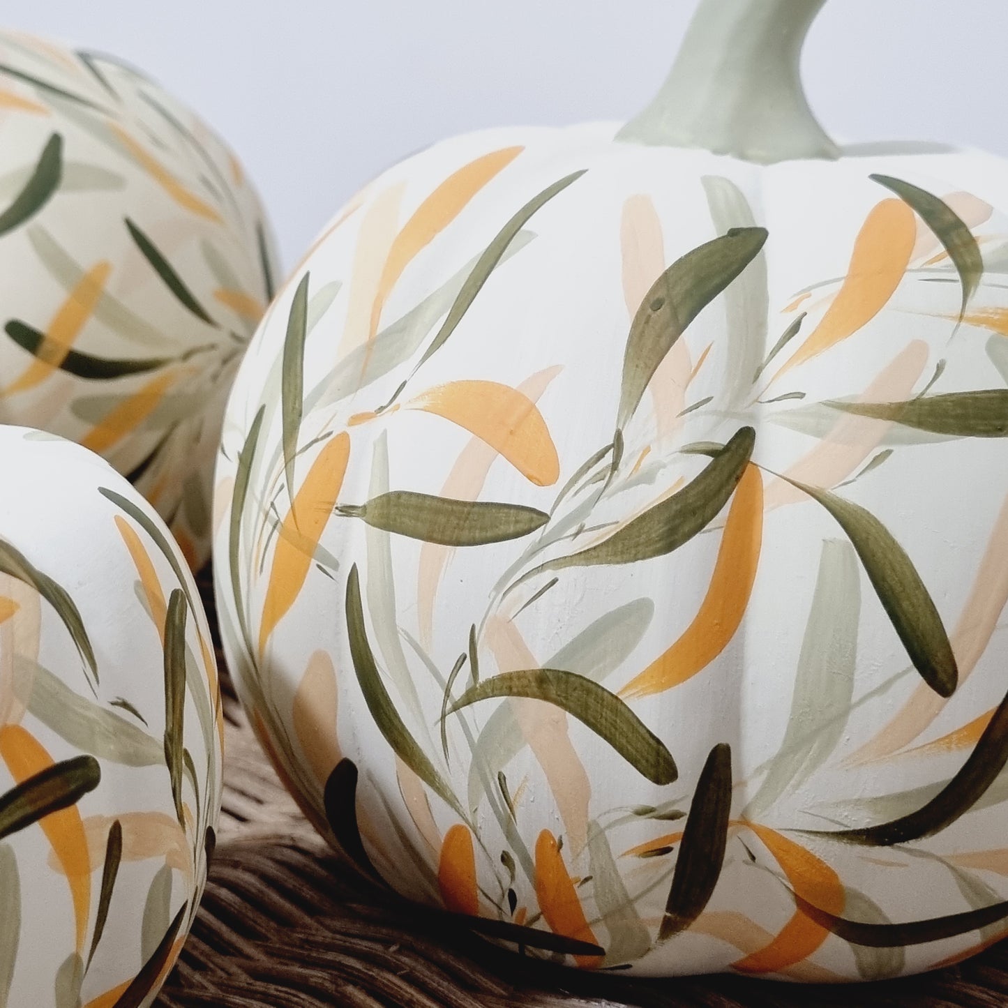 Hand painted Ceramic Pumpkins