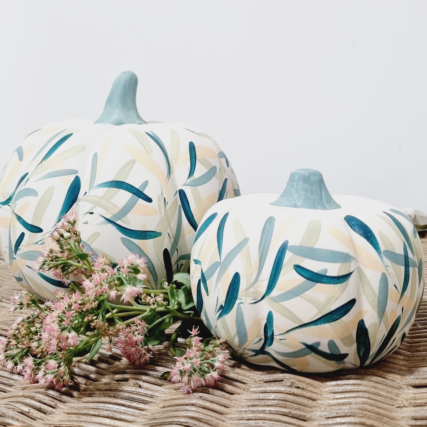 Hand painted Ceramic Pumpkins