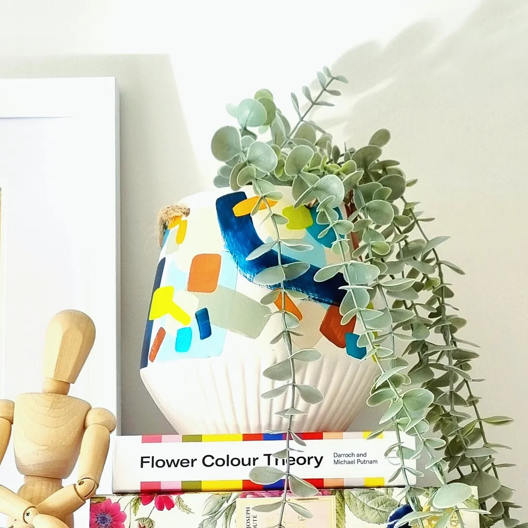 Abstract Shapes Hanging Planters