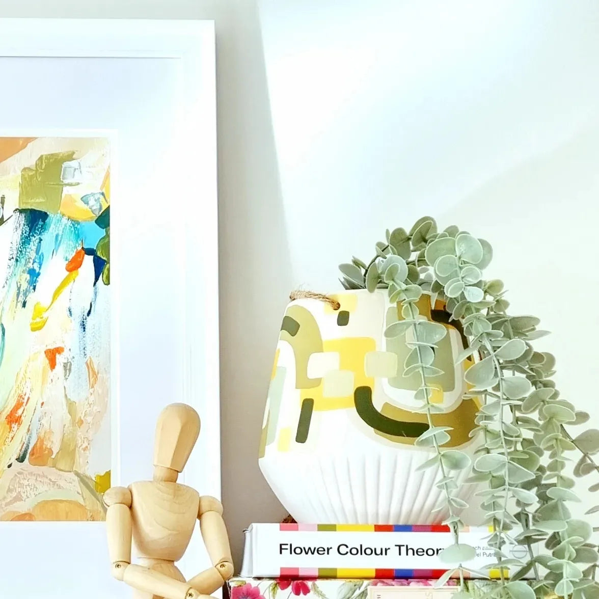 Abstract Shapes Hanging Planters