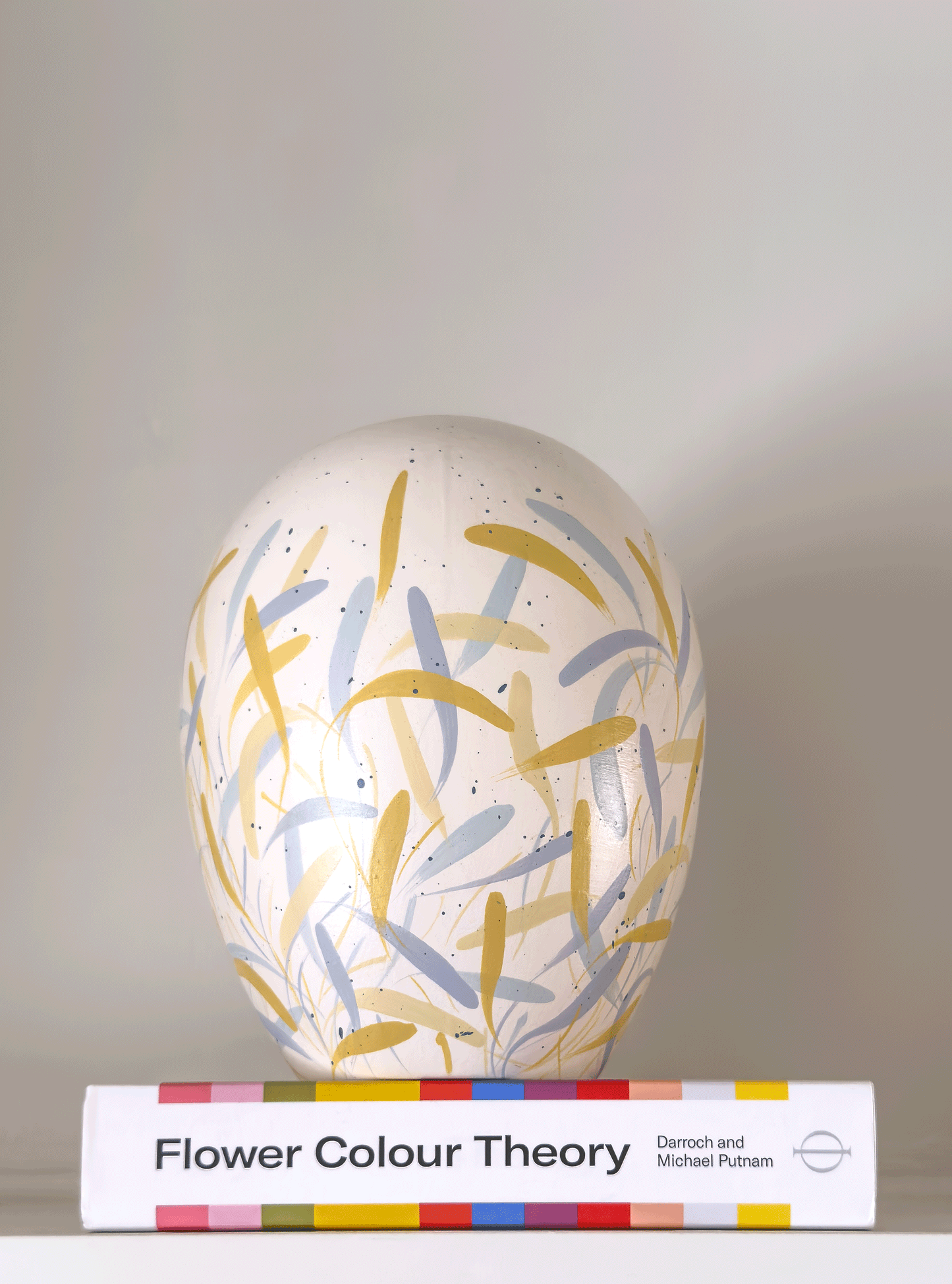 Short oval vase