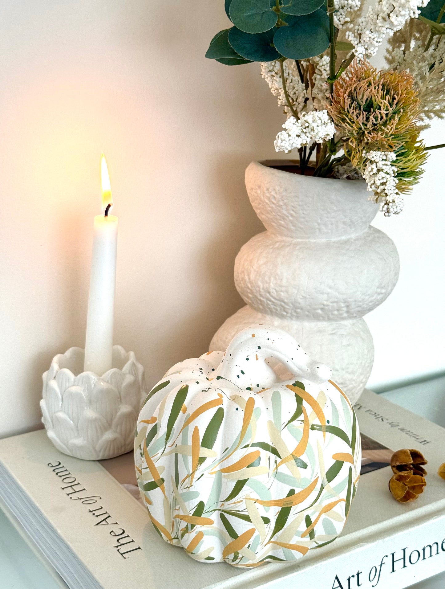 Hand painted Ceramic Pumpkins