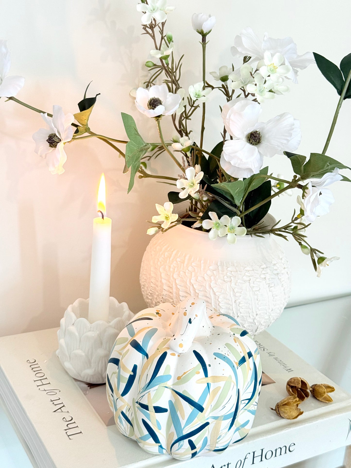Hand painted Ceramic Pumpkins