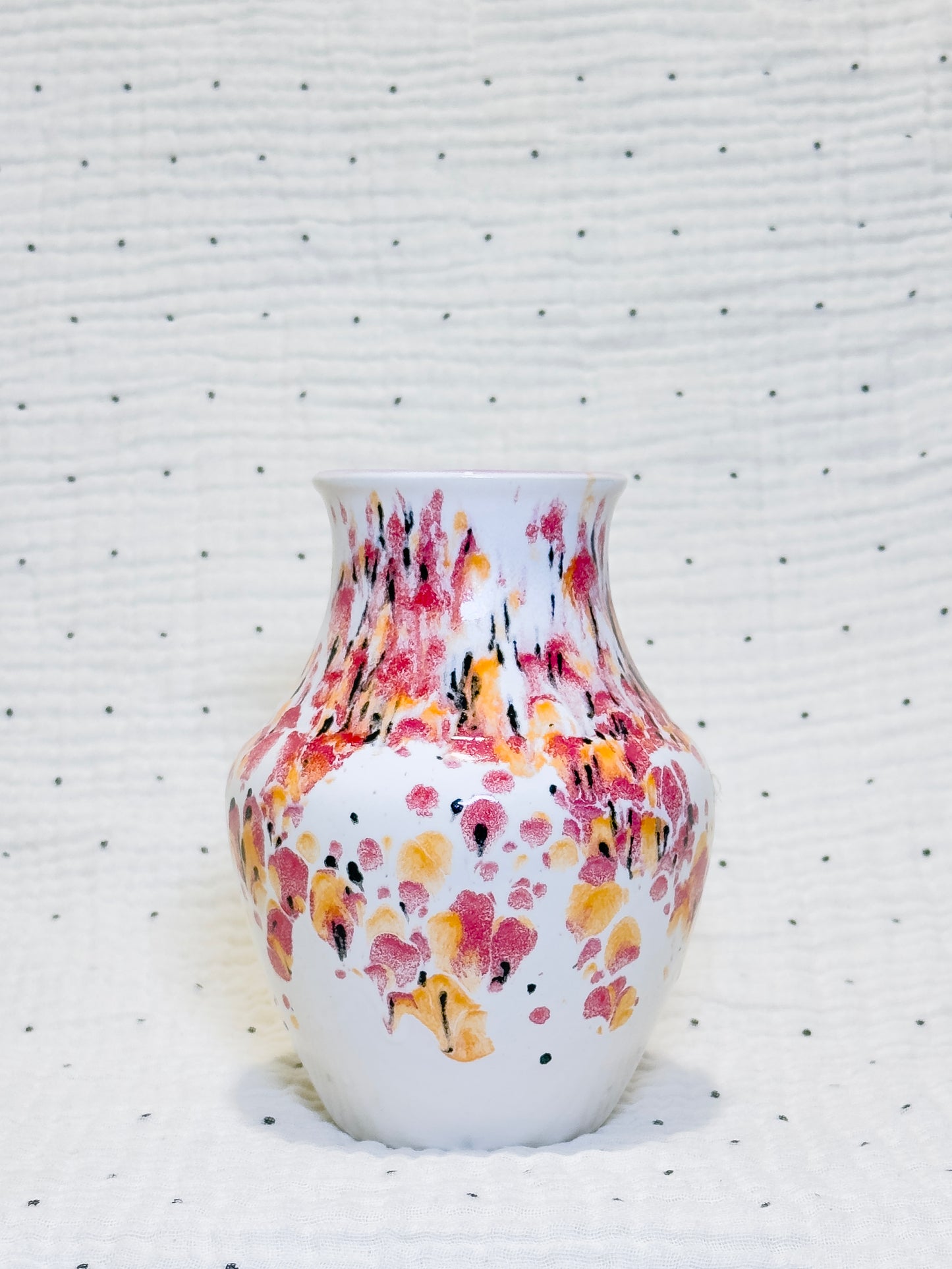 Pink Confetti mini vase